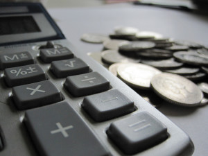 Calculator and Money Image
