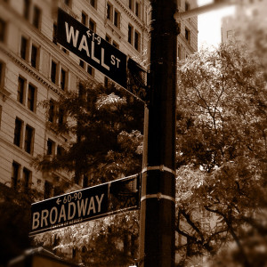 Wall Street Sign