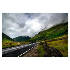 Road Into Mountains Free Canva